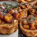 flaky butternut thyme tartlets - featured image
