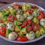 fresh healthy avocado salad - featured image