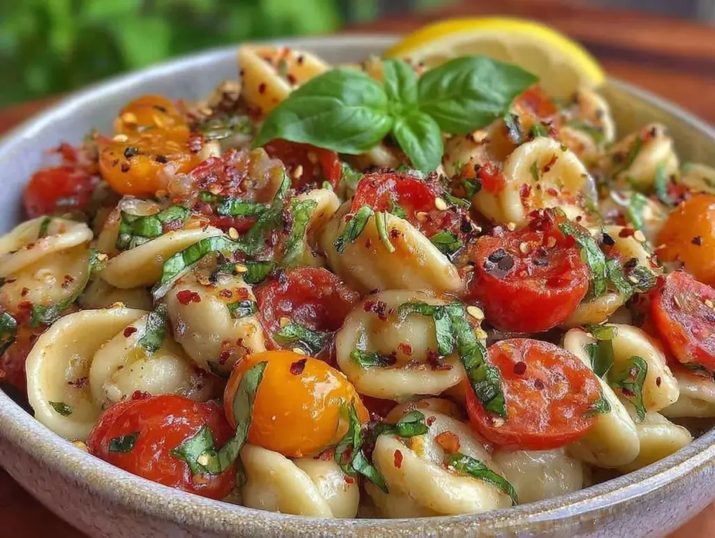 Fresh Orecchiette Bruschetta Pasta - featured image