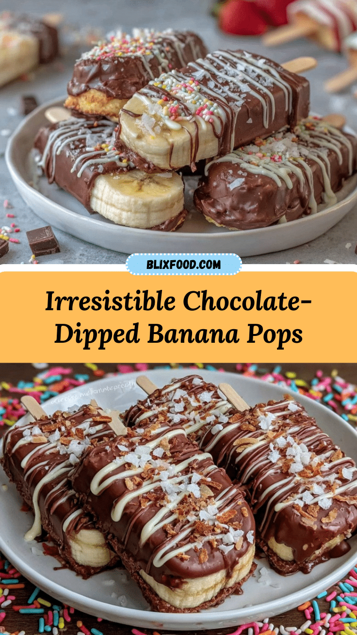 frozen banana pops recipe