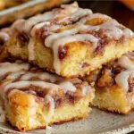 gooey cinnamon roll bars - featured image
