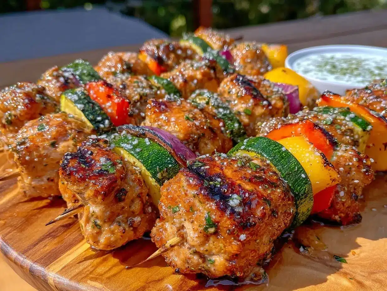 grilled chicken kabobs preparation steps