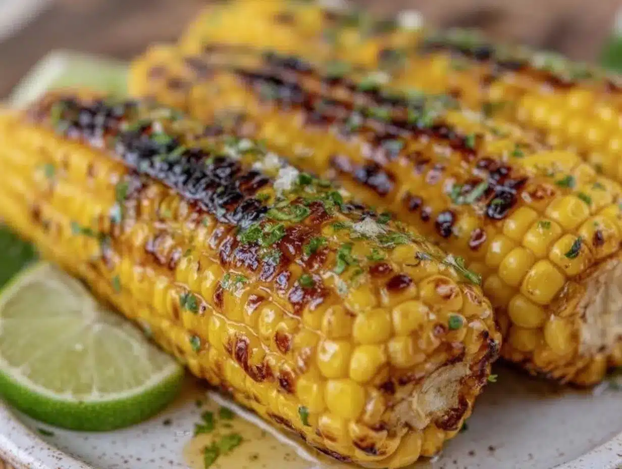 grilled corn on the cob preparation steps