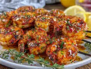 grilled shrimp skewers - featured image