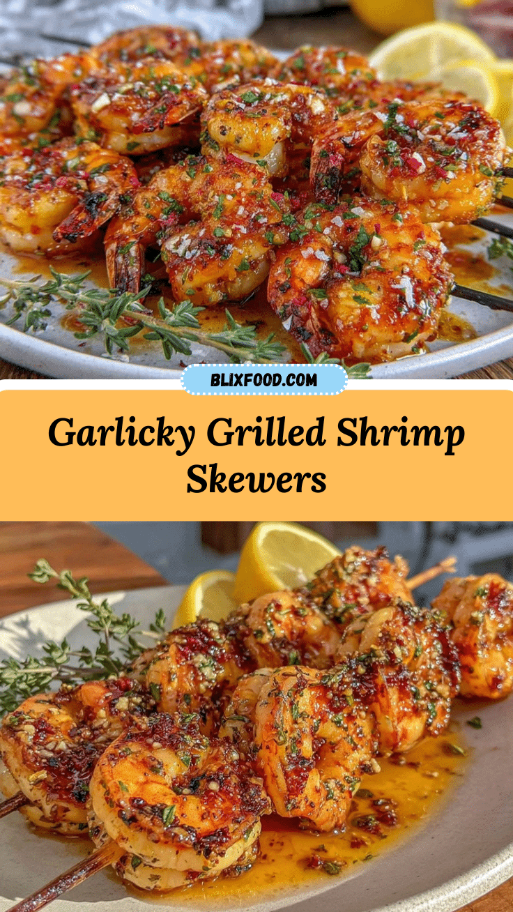 grilled shrimp skewers recipe