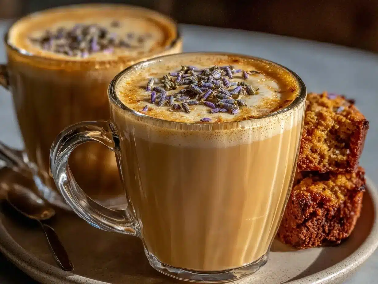 London Fog tea latte preparation steps