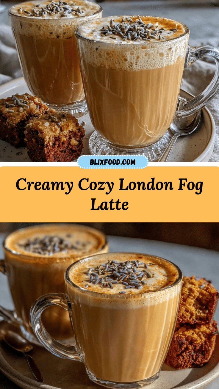 London Fog tea latte recipe