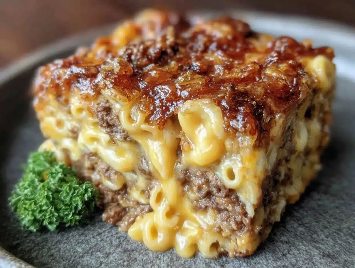 mac and cheese meatloaf casserole preparation steps