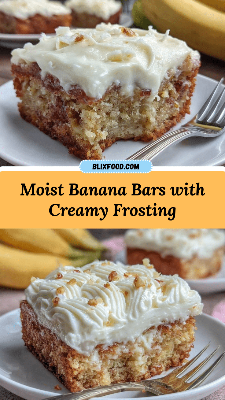 moist banana bars recipe