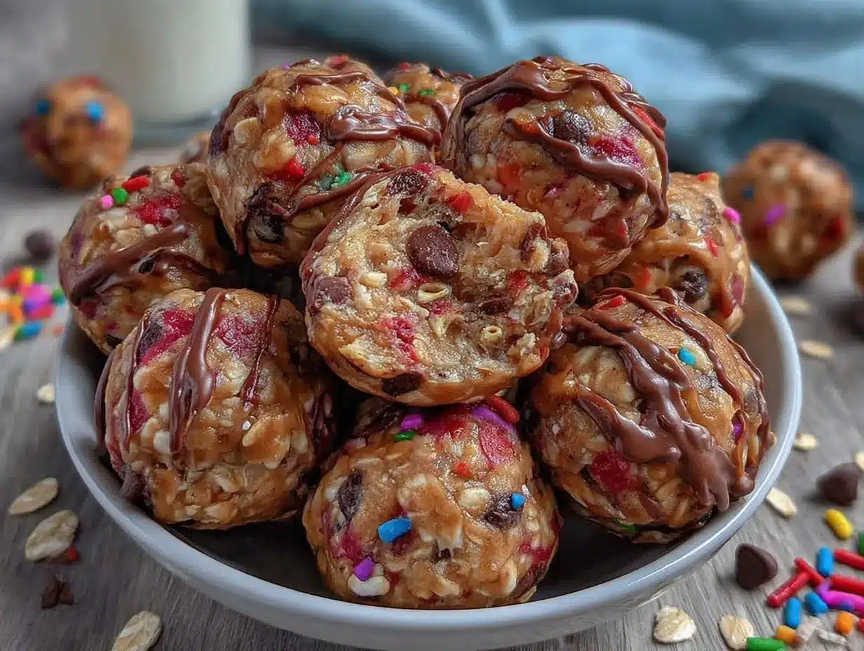 no bake energy bites for kids preparation steps