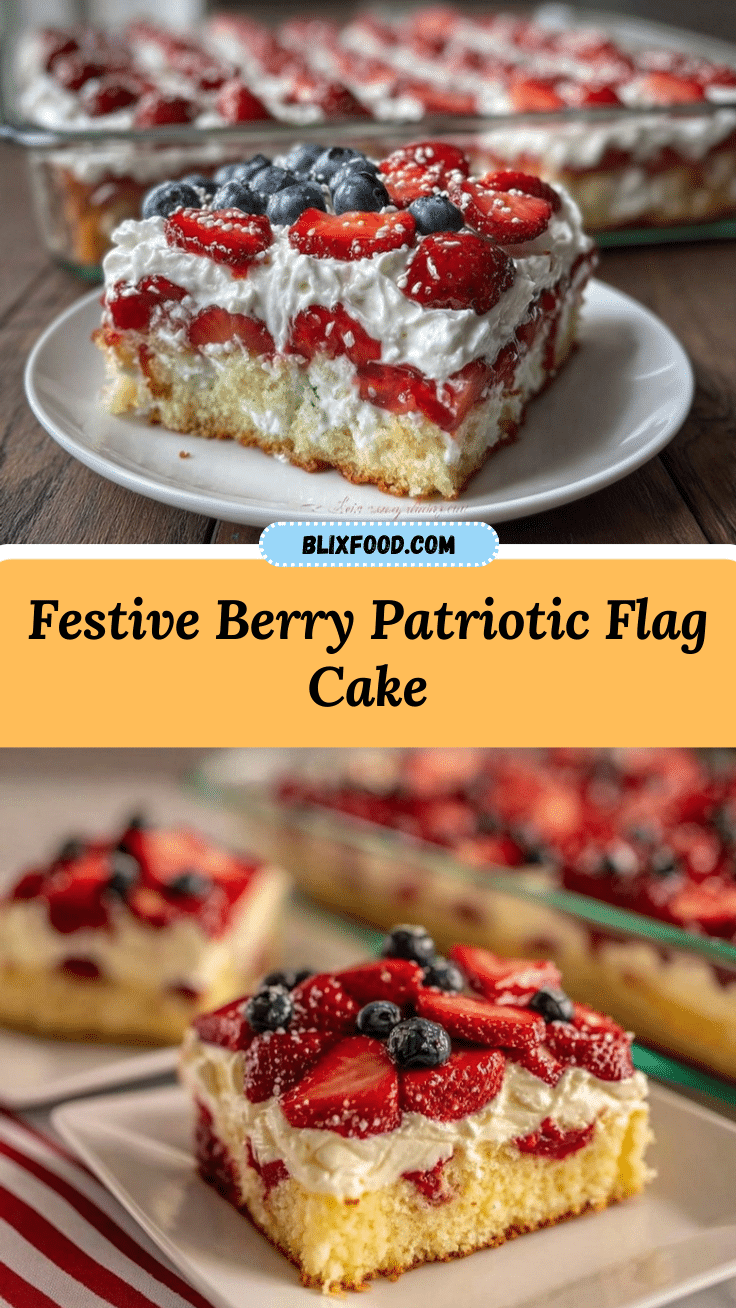 Patriotic Flag Cake recipe