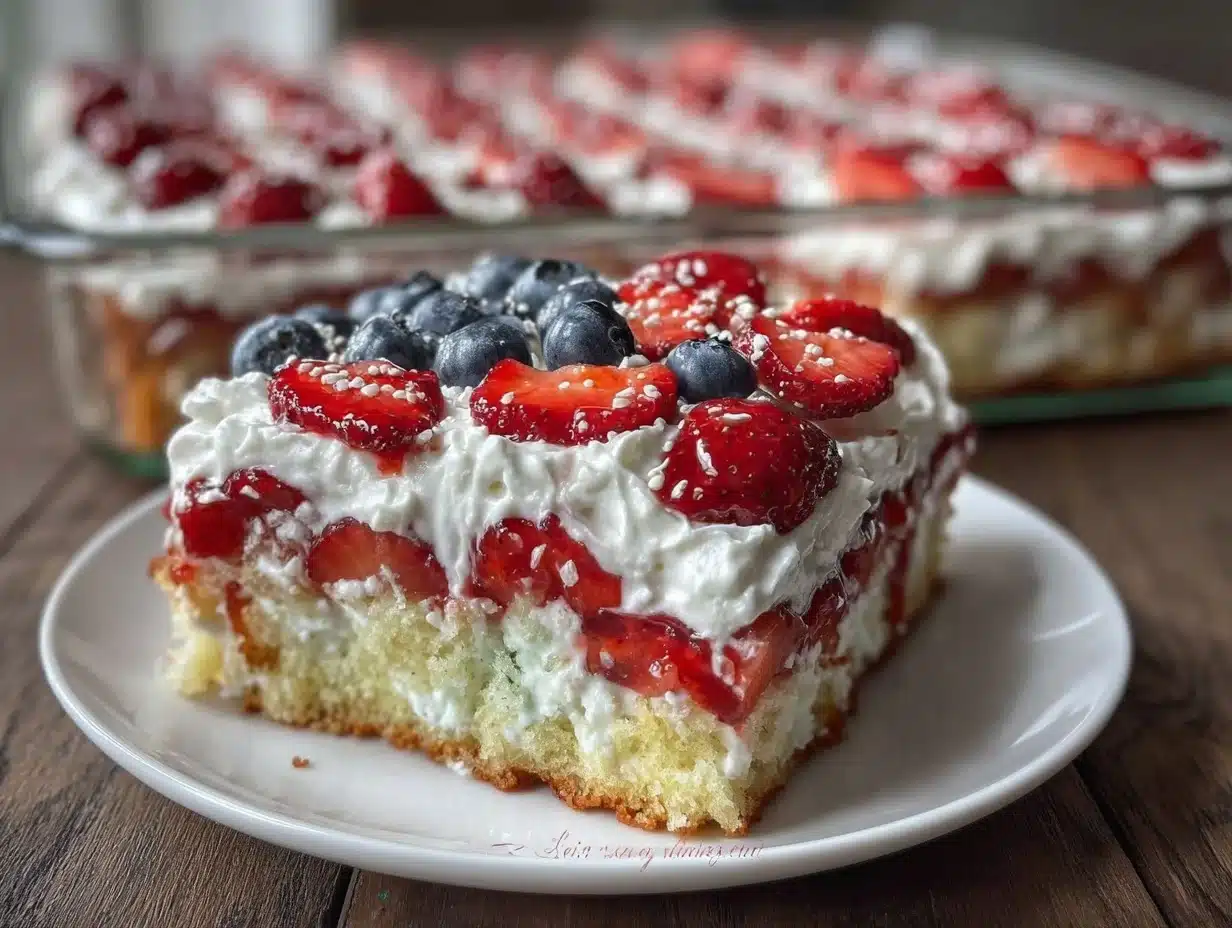 Patriotic Flag Cake - featured image
