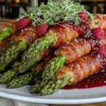 prosciutto-wrapped asparagus - featured image
