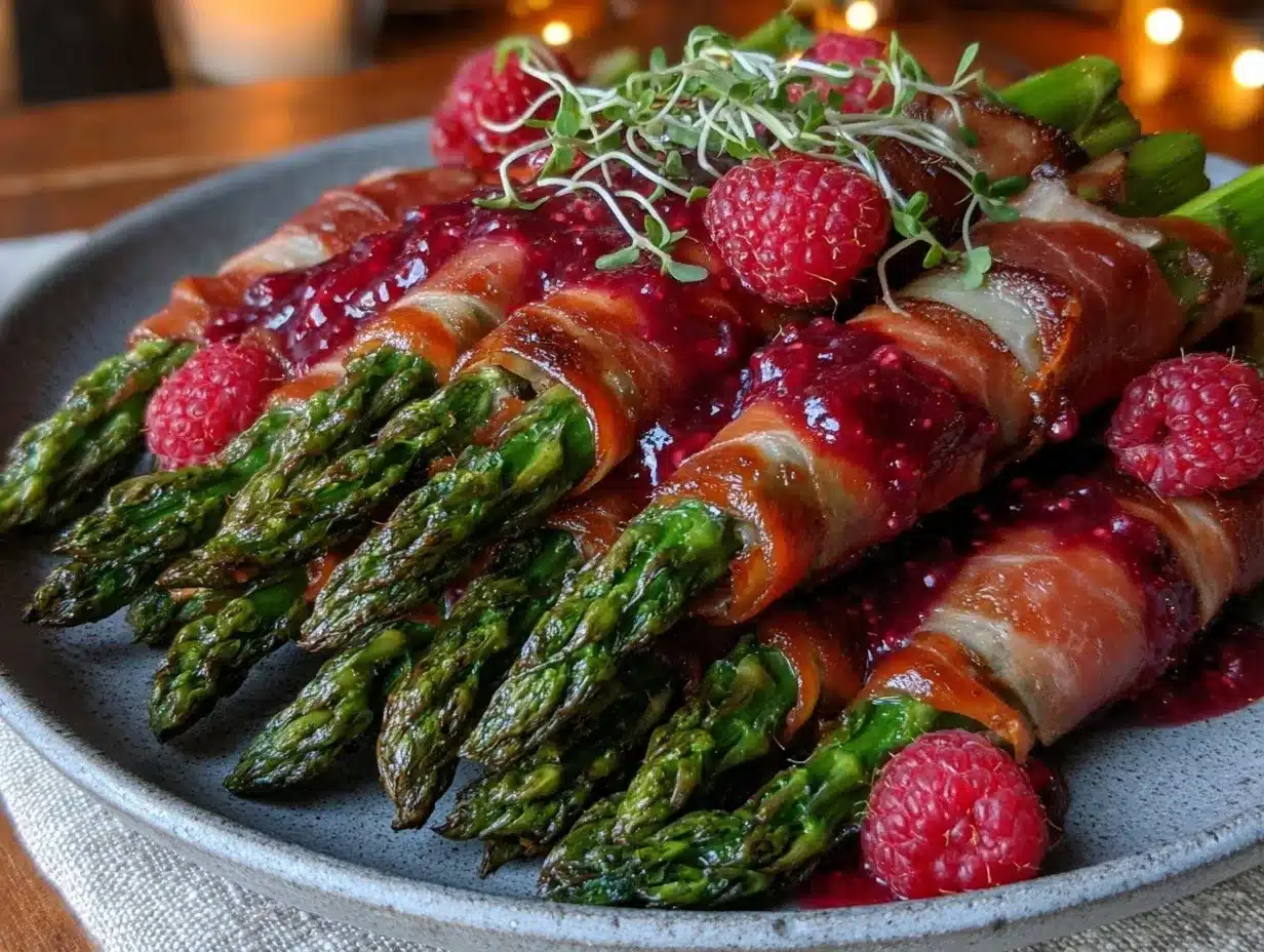 prosciutto-wrapped asparagus preparation steps