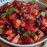 Red White and Blue Fruit Salad - featured image