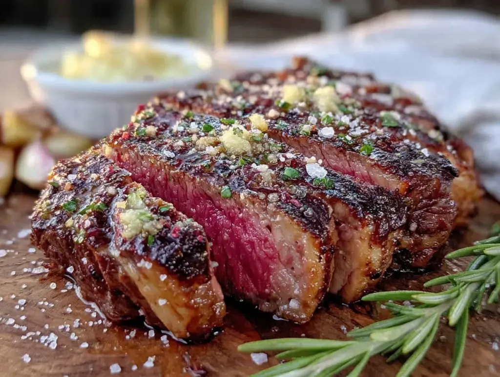reverse sear ribeye steak - featured image