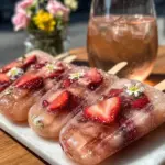 rosé boozy popsicles - featured image