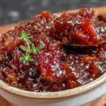 savory bourbon bacon jam - featured image