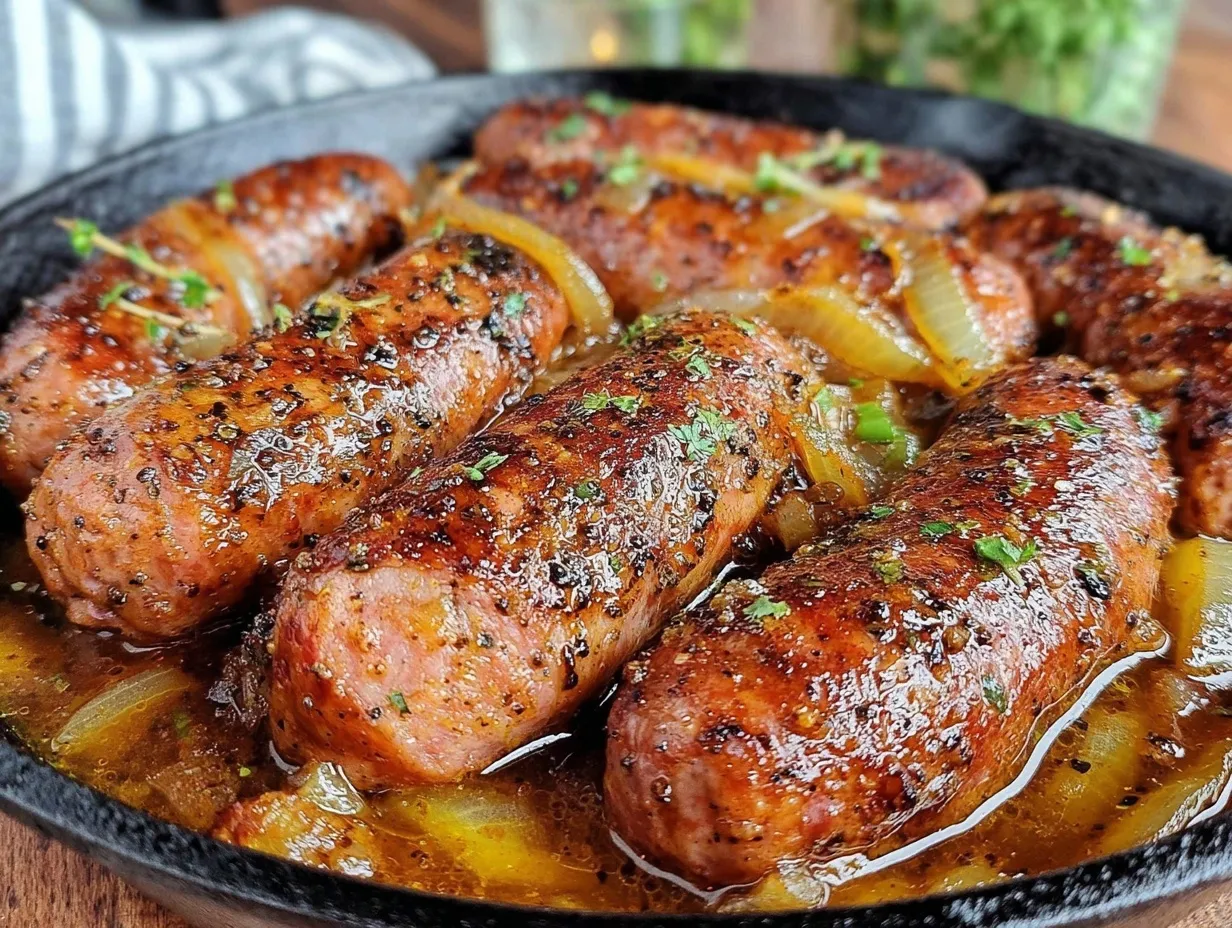 simmered smoked links preparation steps