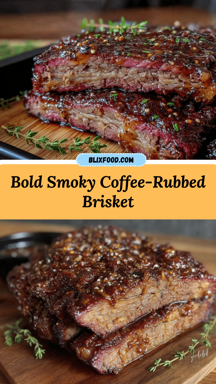 smoked brisket with coffee rub recipe