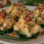 spicy crab salad bites - featured image