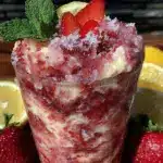 strawberry lemonade slushie - featured image