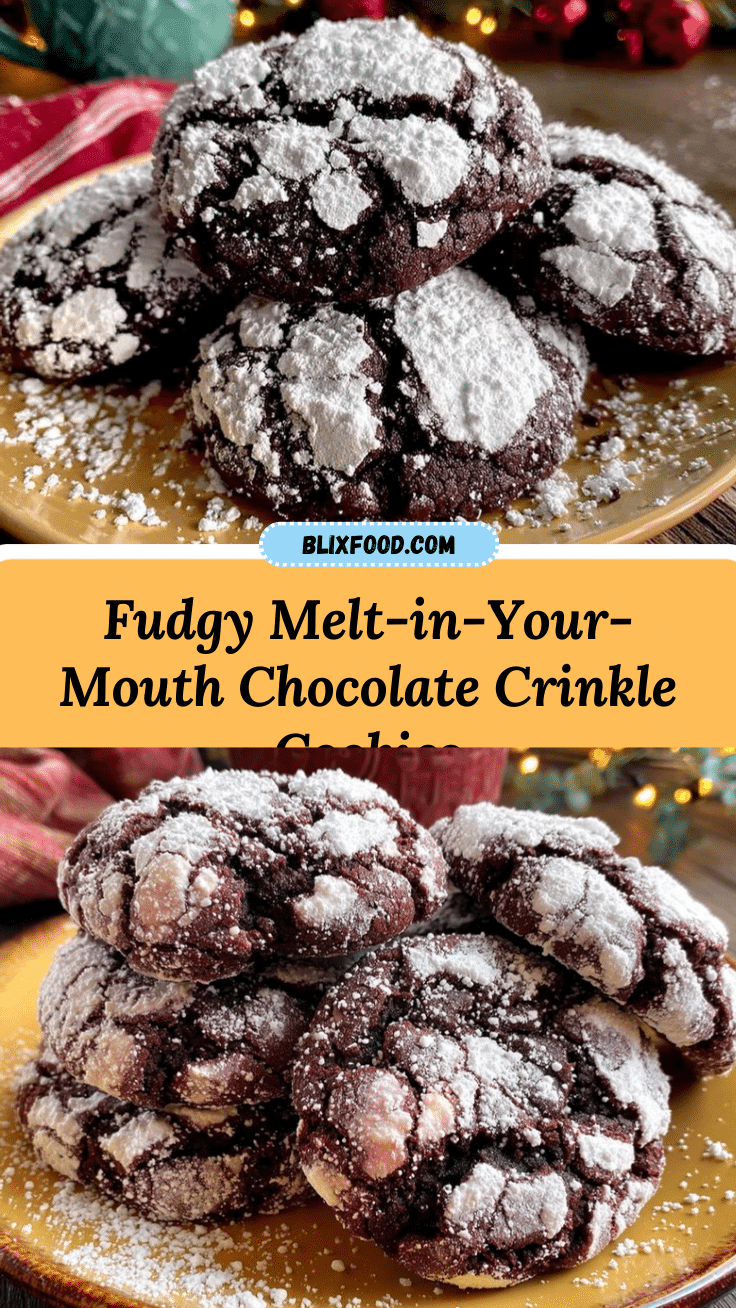 tender chocolate crinkle cookies recipe recipe