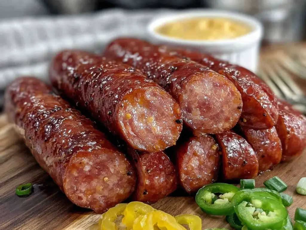 Texas style smoked sausage links - featured image