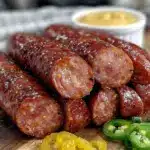 Texas style smoked sausage links - featured image