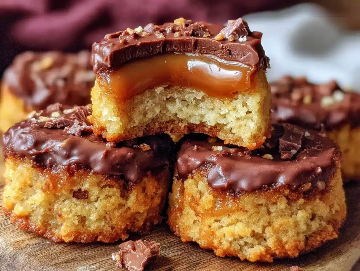 Twix cookies recipe preparation steps