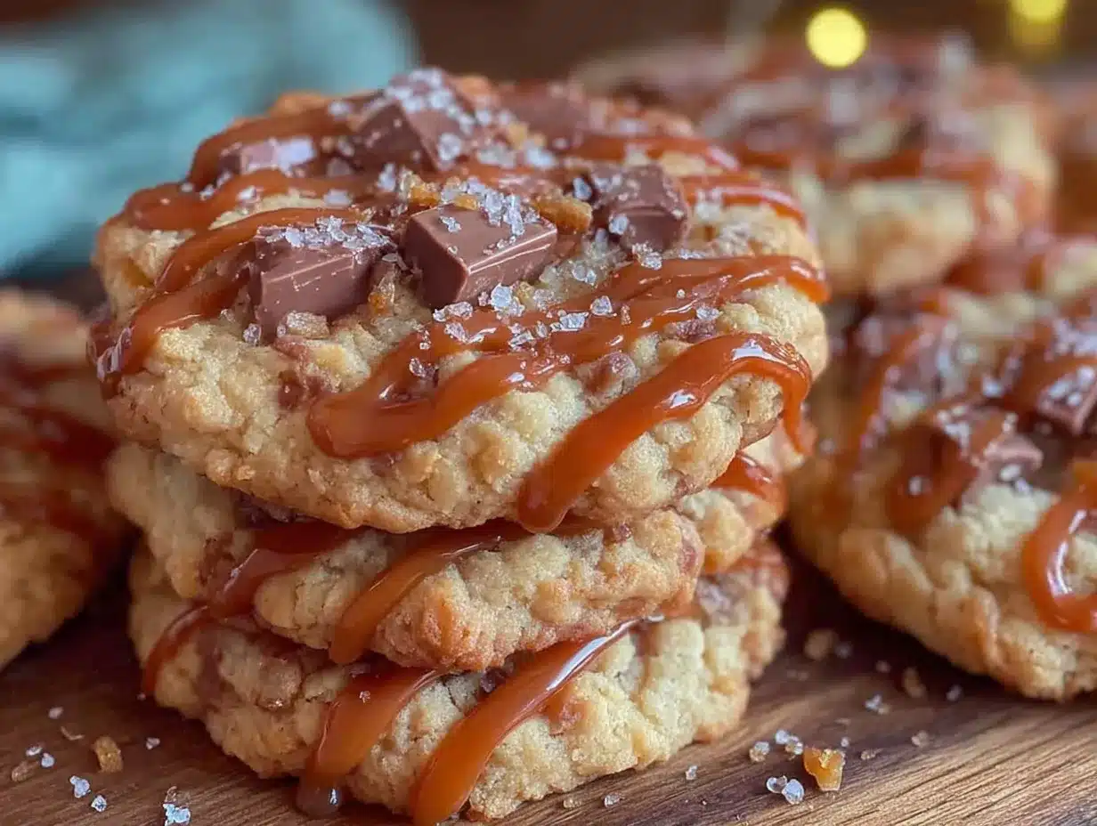 Twix-style cookies recipe preparation steps