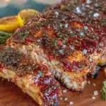 whiskey glazed baby back ribs - featured image