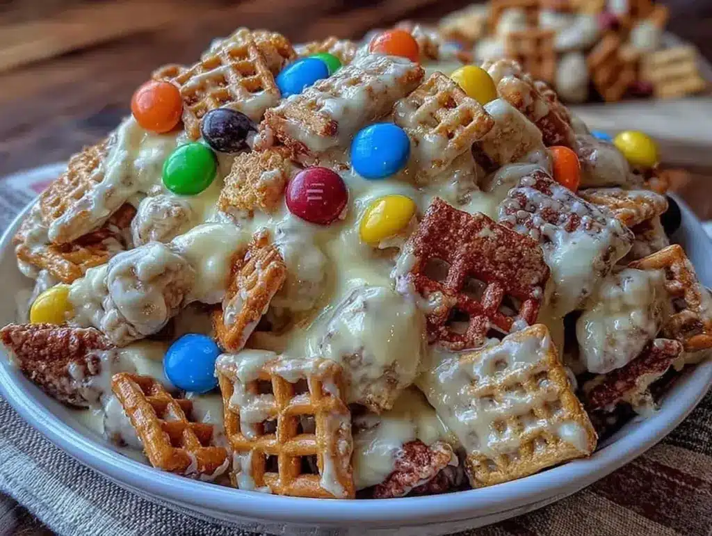 White Chocolate Trash Snack Mix - featured image