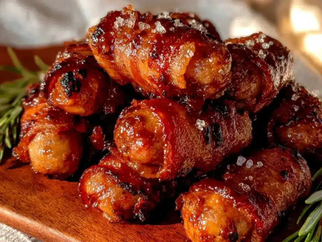 bacon-wrapped little smokies - featured image