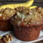banana nut muffins - featured image