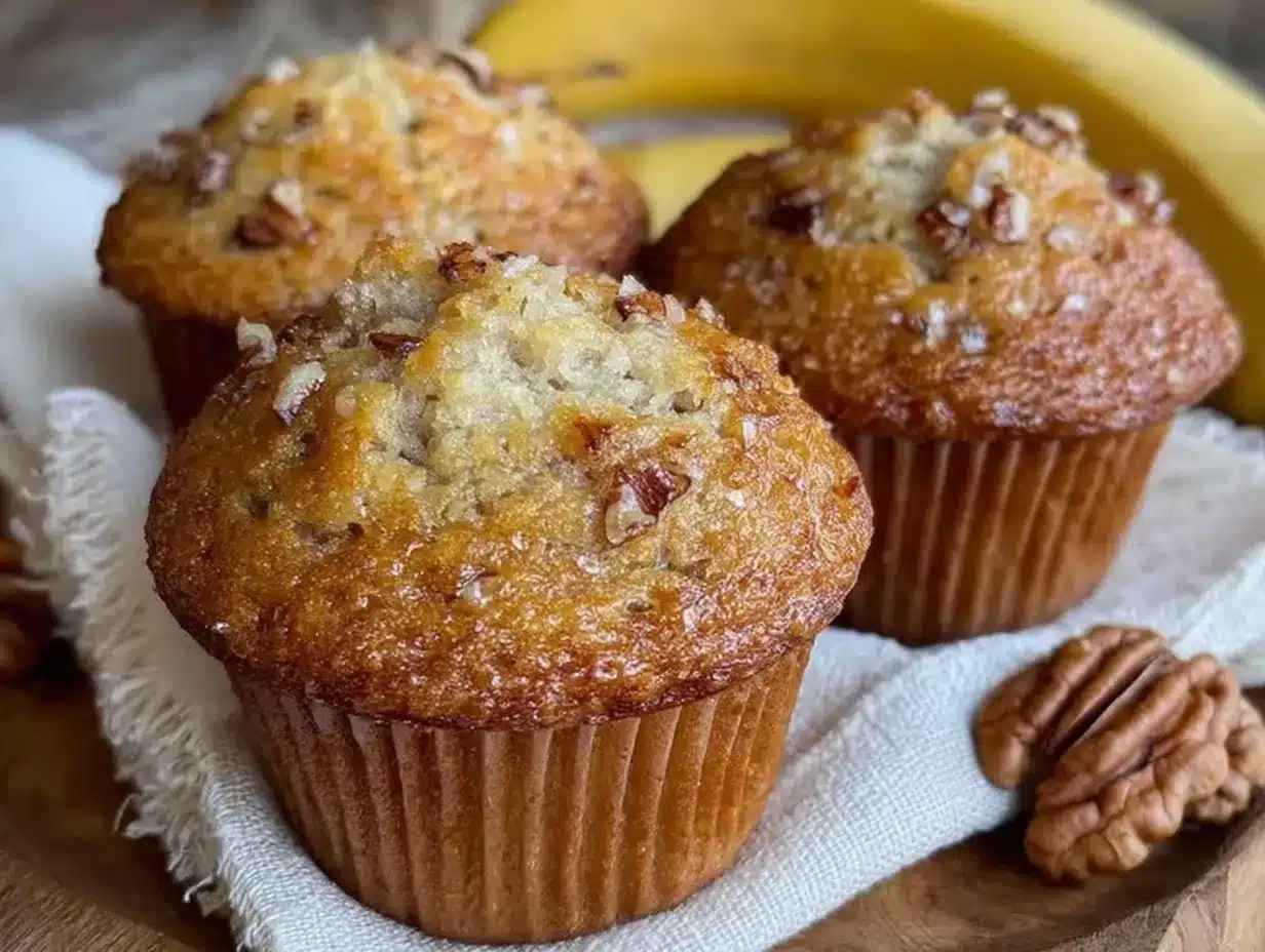 banana nut muffins preparation steps
