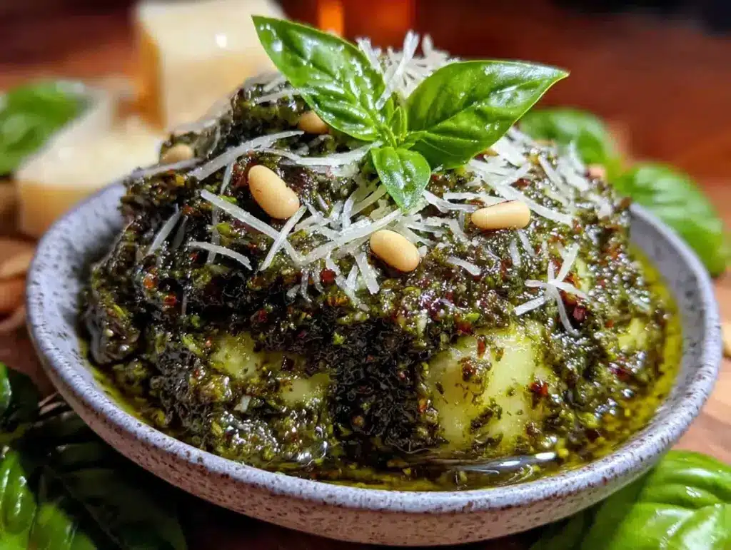 basil pesto recipe - featured image