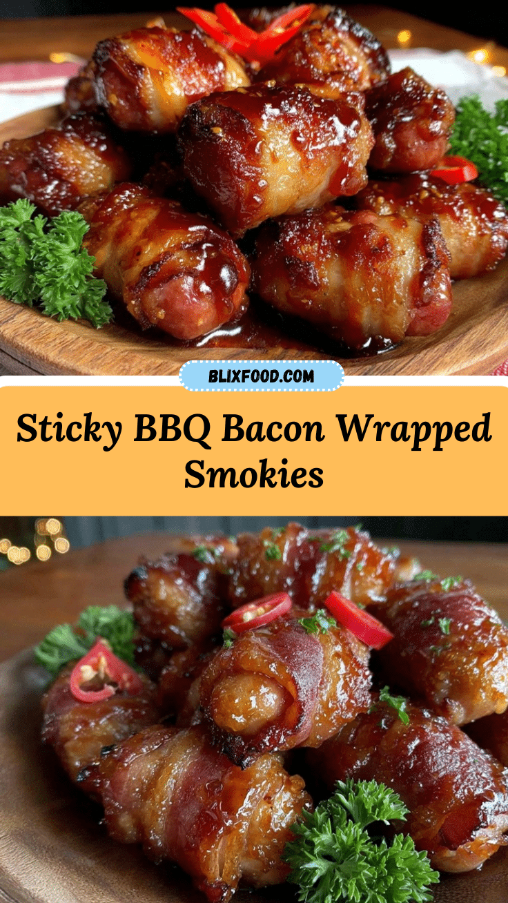BBQ bacon wrapped smokies recipe
