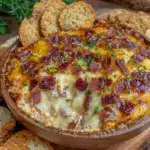 BBQ chicken pizza dip - featured image
