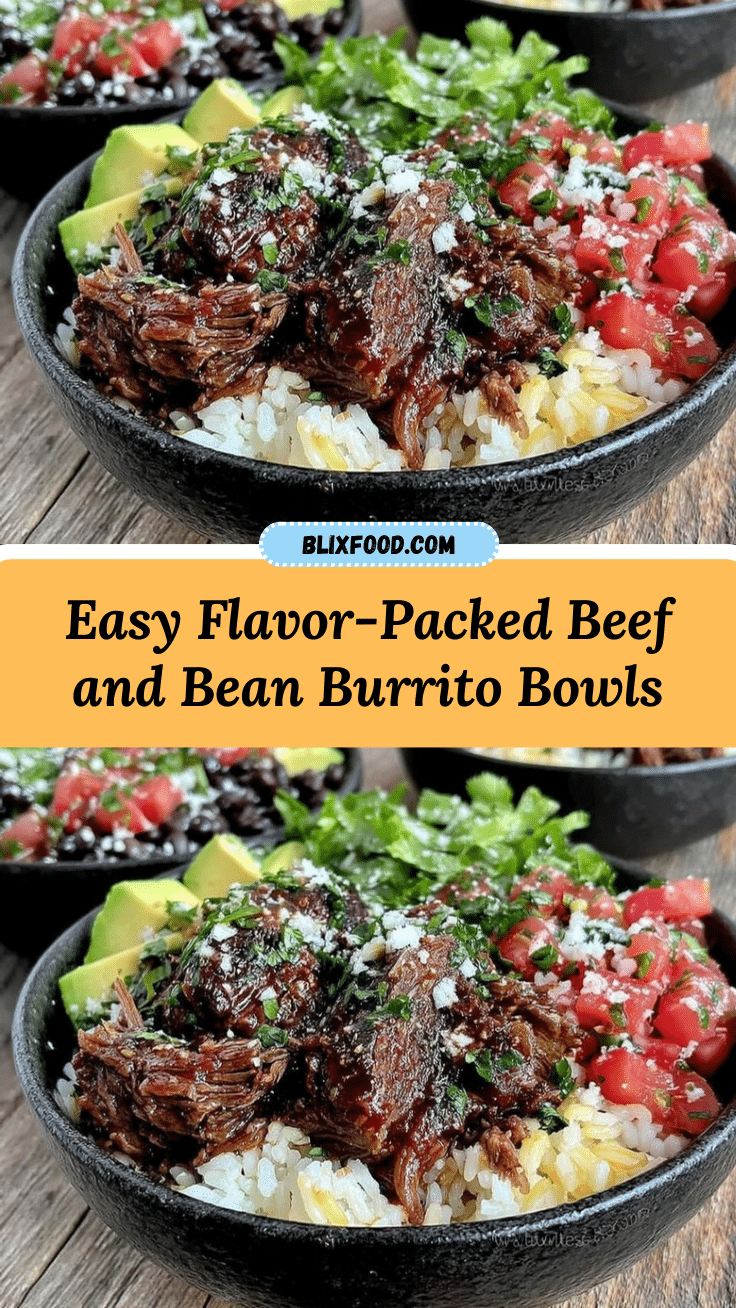 beef and bean burrito bowls recipe