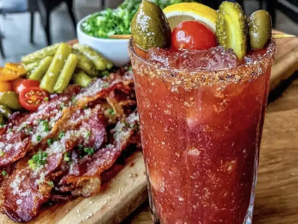bloody mary bar setup - featured image
