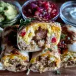 breakfast burrito meal prep - featured image