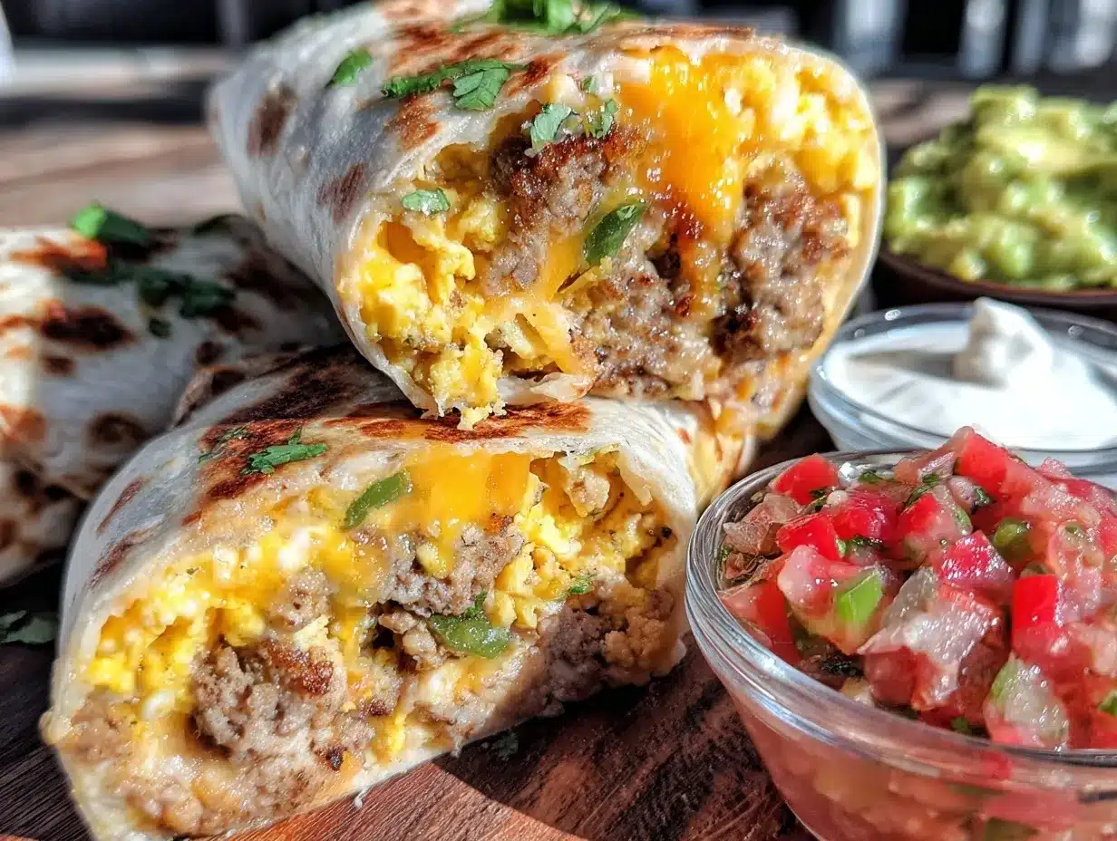 breakfast burrito meal prep preparation steps