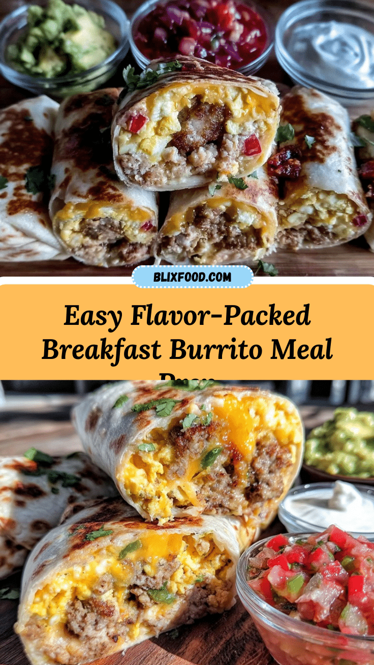 breakfast burrito meal prep recipe