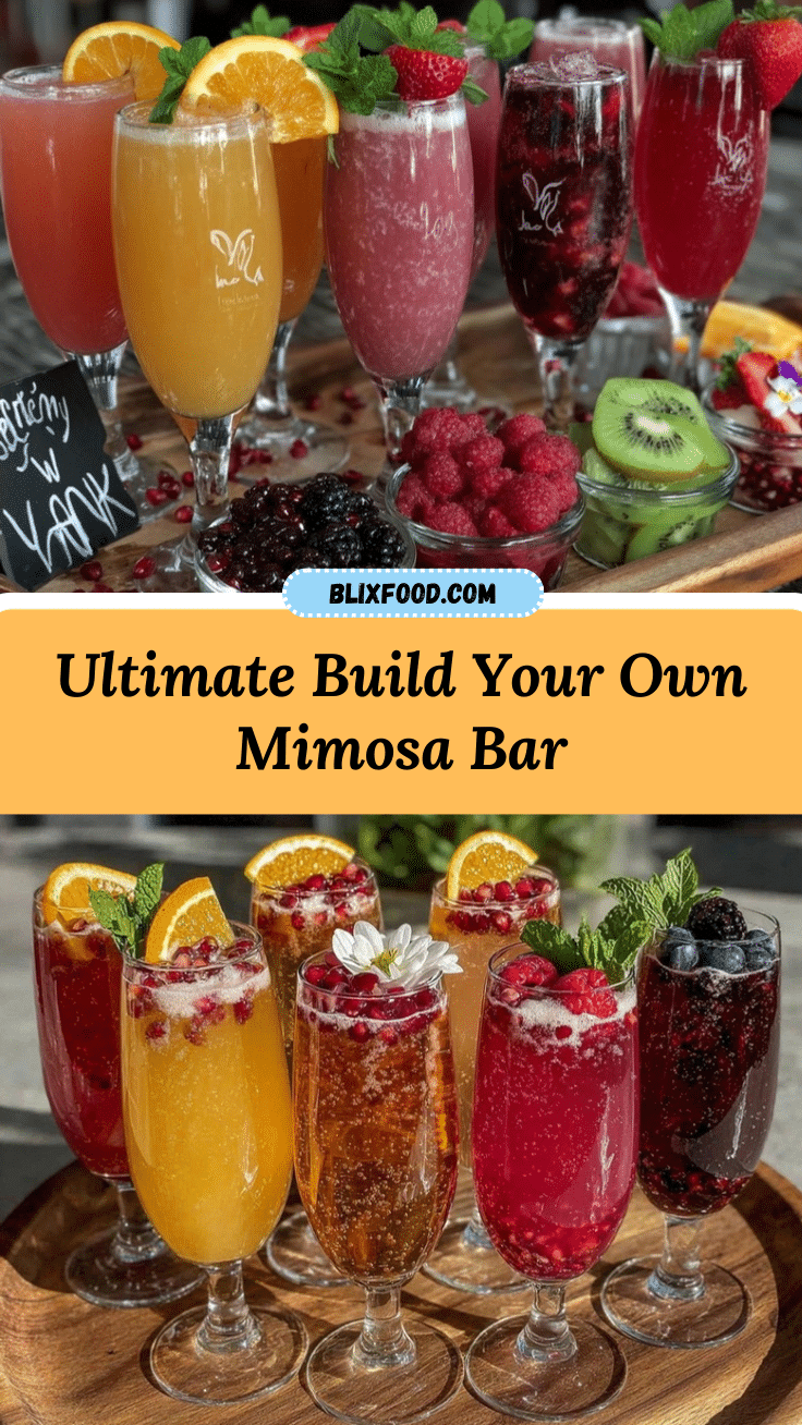 build your own mimosa bar recipe
