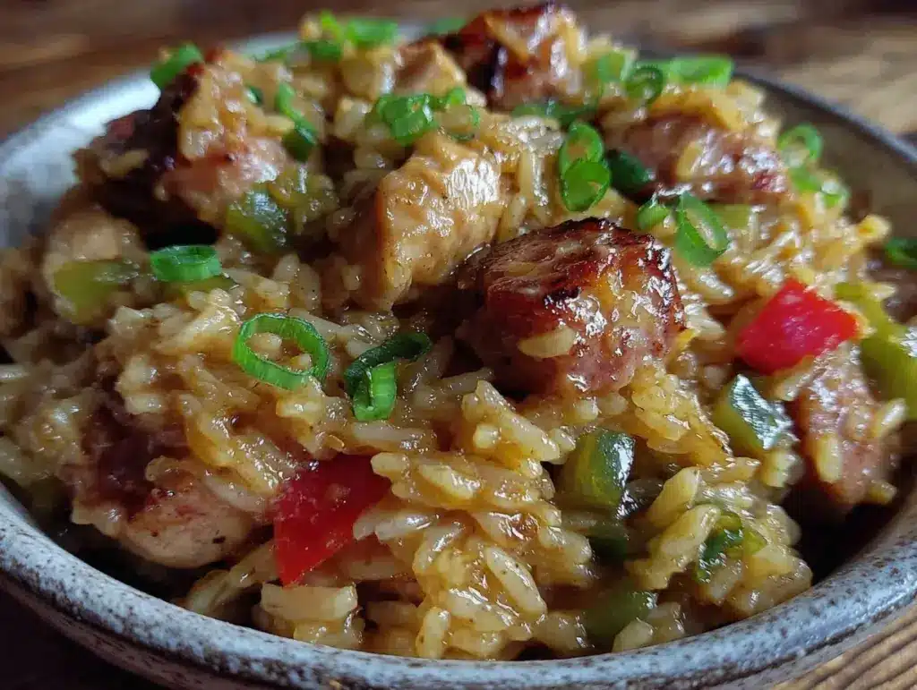 chicken and sausage jambalaya - featured image