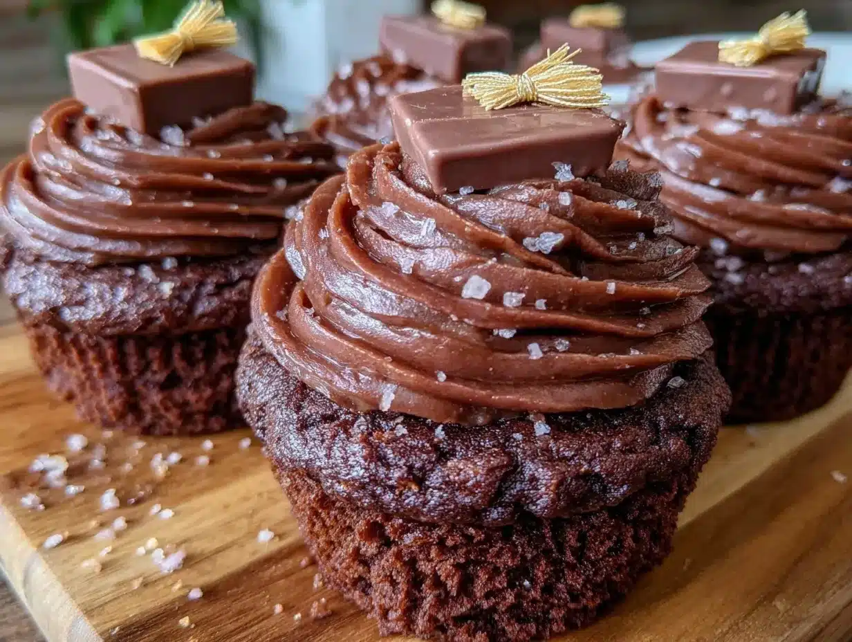 chocolate graduation cap cupcakes preparation steps