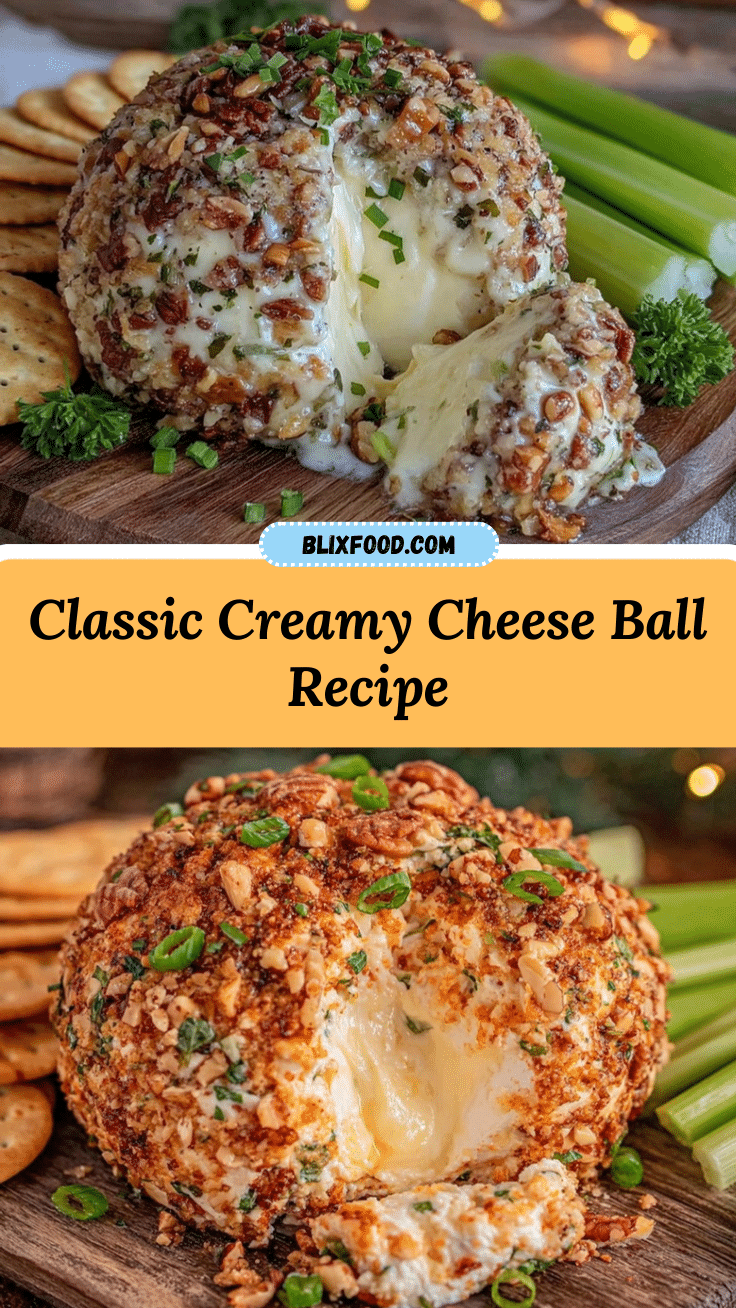 classic creamy cheese ball recipe recipe