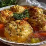 classic matzo ball soup - featured image