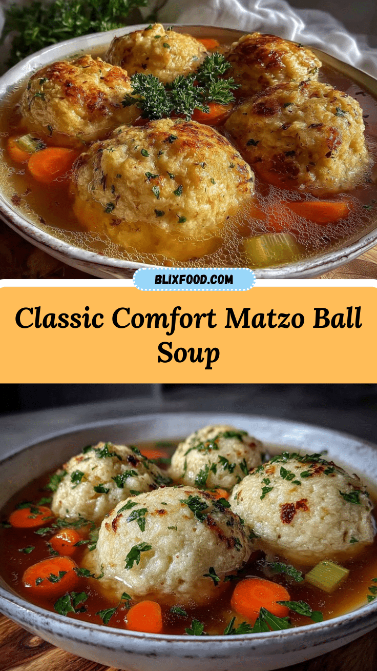 classic matzo ball soup recipe